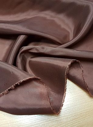 Подкладочная стрейч (о) коричневая  - в интернет-магазине тканей Тессутидея арт. 08-0753