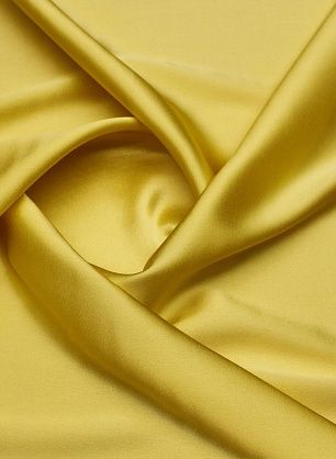 Шелк атлас стрейч (о) желтый - в интернет-магазине тканей Тессутидея арт. 10-4039