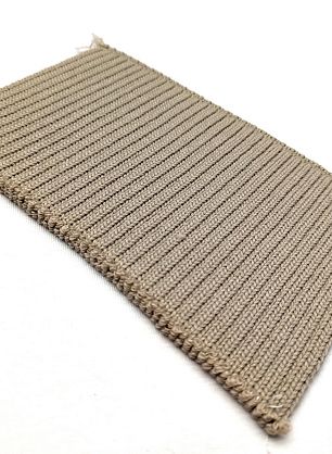 Подвяз бежевый 20*12см - итальянские ткани Тессутидея F-6164