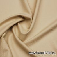 Костюмная диагональ кашемир+шерсть (о) светло-бежевая - итальянские ткани Тессутидея арт. 05-4718