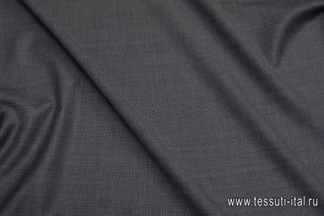 Костюмная супер 120 (н) серая меланжевая клетка - итальянские ткани Тессутидея арт. 05-4054
