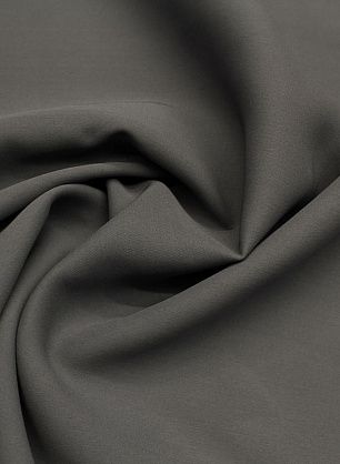 Шелк кади дабл (о) черный/серый - в интернет-магазине тканей Тессутидея арт. 10-3560