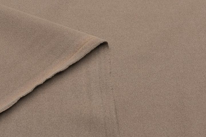 Пальтовая сукно дабл (о) бежевая - итальянские ткани Тессутидея арт. 09-1991