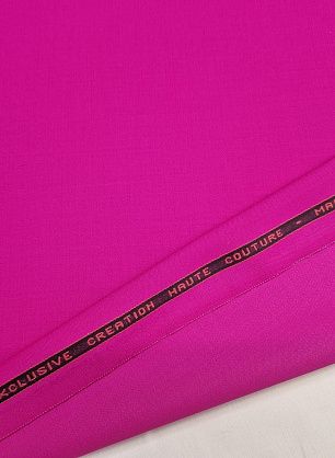 Костюмная стрейч дабл фейс 320 г/м (о) темная фуксия - в интернет-магазине тканей Тессутидея арт. 05-4807