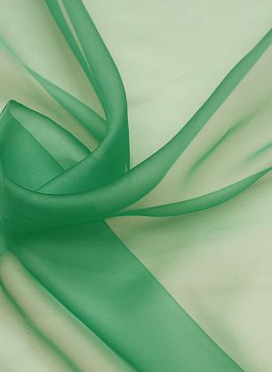 Органза (о) ярко-зеленая - в интернет-магазине тканей Тессутидея арт. 10-3470