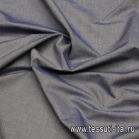 Сорочечная джинса (о) синяя - итальянские ткани Тессутидея арт. 01-7326