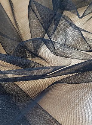 Сетка плательная (о) темно-синяя - в интернет-магазине тканей Тессутидея арт. 03-6499