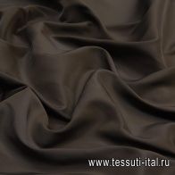 Подкладочная стрейч (о) серо-коричневая - итальянские ткани Тессутидея арт. 07-1325