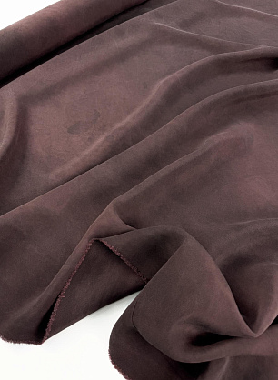 Шелк кади вареный (о) сливовый - в интернет-магазине тканей Тессутидея арт. 10-4943