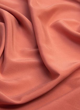 Шелк стрейч матовый (о) лососевый - в интернет-магазине тканей Тессутидея арт. 10-1267