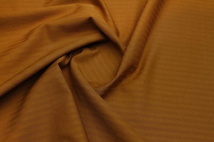 Хлопок костюмный (н) терракотовая елочка - итальянские ткани Тессутидея арт. 01-7751