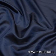 Подкладочная твил купра (о) темно-синяя  - итальянские ткани Тессутидея арт. 08-1130