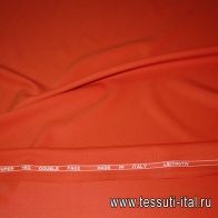 Плательная шерсть супер (о) Leitmotiv оранжевая - итальянские ткани Тессутидея арт. 17-0358
