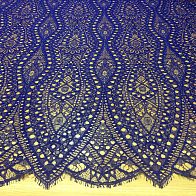 Кружево (о) васильковое  Emilio Pucci - итальянские ткани Тессутидея арт. 03-4650