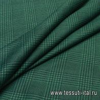 Плательная (н) серо-зеленый орнамент - итальянские ткани Тессутидея арт. 04-1161