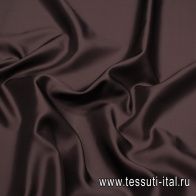 Подкладочная вискоза диагональ (о) баклажановая - итальянские ткани Тессутидея арт. 08-1418