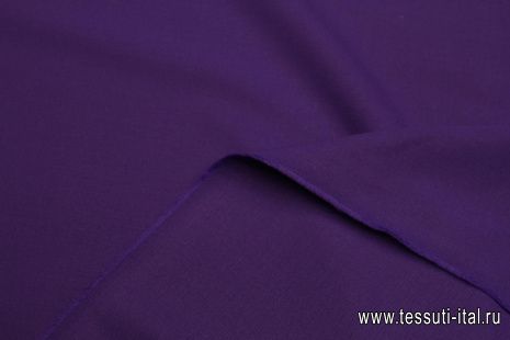 Костюмная стрейч (о) сине-фиолетовая - итальянские ткани Тессутидея арт. 05-4697