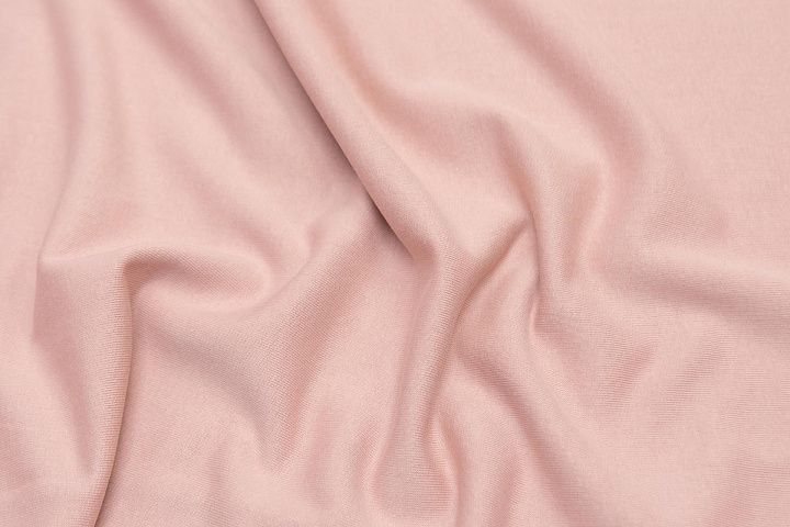 Футер хлопок (о) бежево-розовый в стиле Gucci - итальянские ткани Тессутидея арт. 12-1093