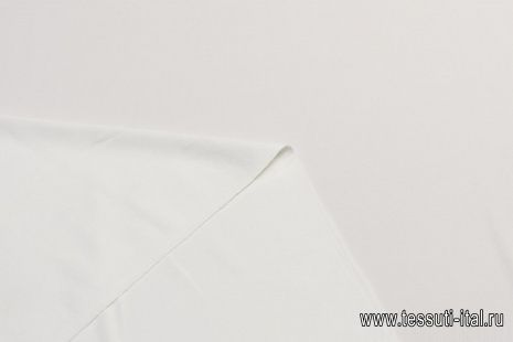 Трикотаж вискоза (о) белый - итальянские ткани Тессутидея арт. 14-1634