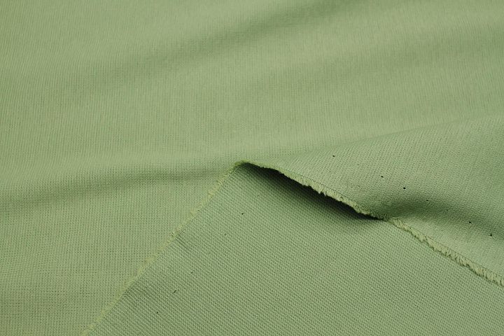 Трикотаж 420 г/м (о) светло-зеленый - итальянские ткани Тессутидея арт. 12-1182