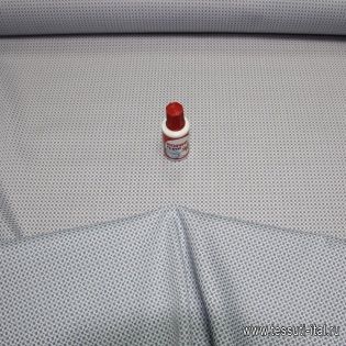 Сорочечная Super fine (н) серая клетка и горох Brioni - итальянские ткани Тессутидея арт. 01-2592