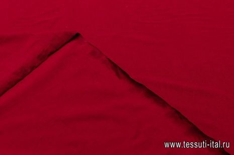 Трикотаж хлопок (о) бордовый - итальянские ткани Тессутидея арт. 12-0883