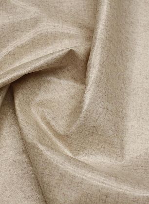 Плащевая шерсть с полиуретановым покрытием (о) светло-бежевая меланж - в интернет-магазине тканей Тессутидея арт. 11-0510