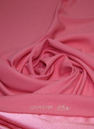 Плательная cadi креп стрейч (о) розовая ш-130см - в интернет-магазине тканей Тессутидея арт. 03-2566