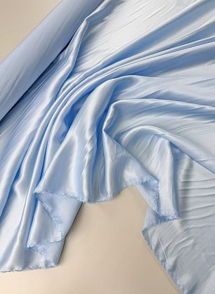 Шелк атлас (о) светло-голубой - в интернет-магазине тканей Тессутидея арт. 10-4684