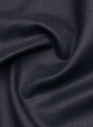 Лен + хлопок костюмный дабл (о) темно-синий - в интернет-магазине тканей Тессутидея арт. 16-0969