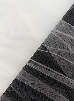 Сетка плательная (о) белая - в интернет-магазине тканей Тессутидея арт. 03-7509