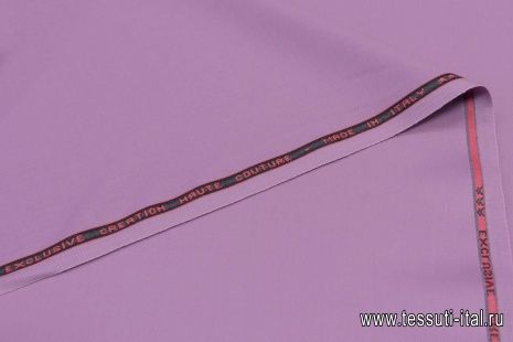 Костюмная стрейч (о) светло-фиолетовая - итальянские ткани Тессутидея арт. 05-4175