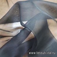 Органза (о) черная - итальянские ткани Тессутидея арт. 01-6487