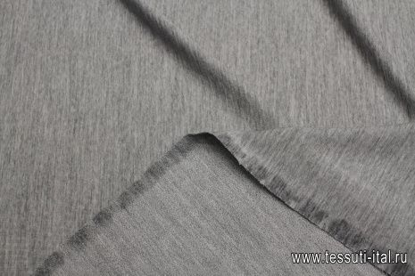 Футер шерсть 2х нитка (о) серый - итальянские ткани Тессутидея арт. 15-1113