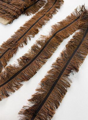 Тесьма бахрома коричневая ш-6,5см - в интернет-магазине тканей Тессутидея арт. F-4264