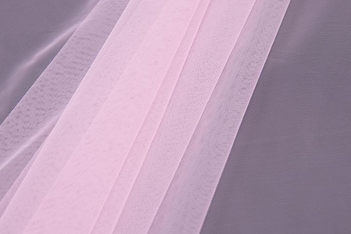 Сетка плательная (о) светло-розовая  - итальянские ткани Тессутидея арт. 03-6701