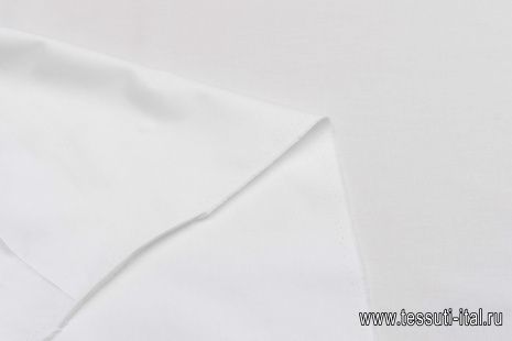 Сорочечная твил (о) белая - итальянские ткани Тессутидея арт. 01-6941