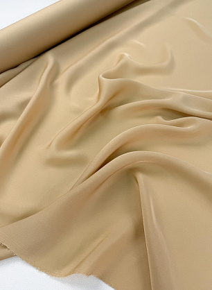 Крепдешин (о) песочный - в интернет-магазине тканей Тессутидея арт. 10-5099