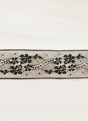 Кружево черное ш-4см - в интернет-магазине тканей Тессутидея арт. 01-7914