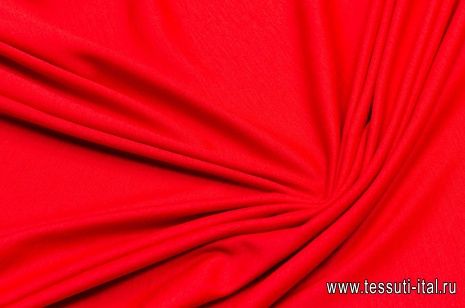 Джерси (о) красное - итальянские ткани Тессутидея арт. 15-0937
