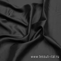 Подкладочная вискоза стрейч (о) черная - итальянские ткани Тессутидея арт. 08-1442