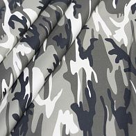 Джинса (н) орнамент милитари - итальянские ткани Тессутидея арт. 01-6689