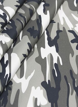 Джинса (н) орнамент милитари - в интернет-магазине тканей Тессутидея арт. 01-6689