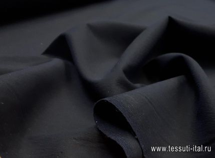 Плательная стрейч (о) темно-синяя - итальянские ткани Тессутидея арт. 03-5580
