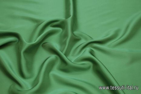 Подкладочная стрейч (о) ярко-зеленая - итальянские ткани Тессутидея арт. 07-1430