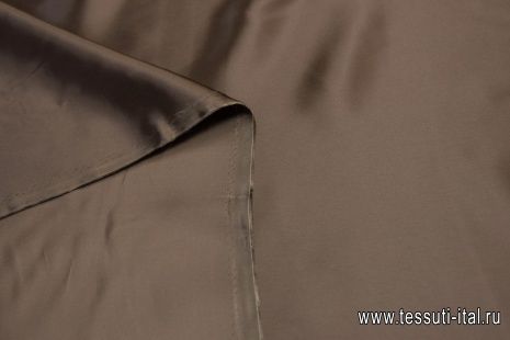 Подкладочная (о) темно-коричневая - итальянские ткани Тессутидея арт. 07-1320