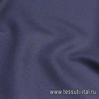 Костюмная стрейч двухслойная (о) темно-синяя - итальянские ткани Тессутидея арт. 05-4238