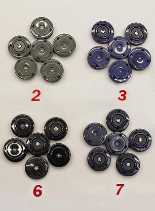 Кнопка пластик пришивная d-23мм перламутровая в ассортименте - в интернет-магазине тканей Тессутидея арт. F-6650