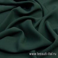 Шелк кади (о) темно-зеленый - итальянские ткани Тессутидея арт. 10-0825