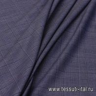 Костюмная (н) серо-синяя клетка - итальянские ткани Тессутидея арт. 05-3023